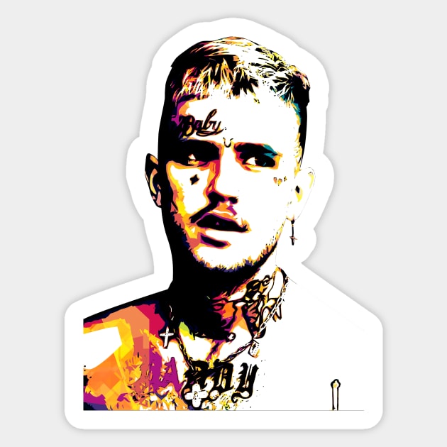 Lil Peep Sticker by Creativedy Stuff